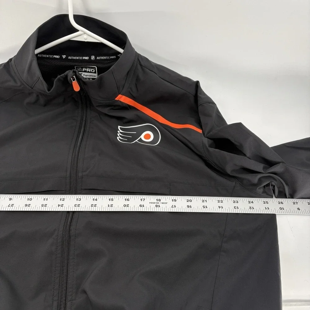 Philadelphia Flyers Authentic Pro Full Zip Windbreaker NHL Fanatics Tech Men XL